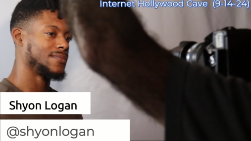 Actor Shyon Logan poses for photographer Fred Max at Internet Hollywood Cave (Vaughka Series Update)